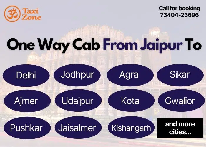 one way taxi service in jaipur