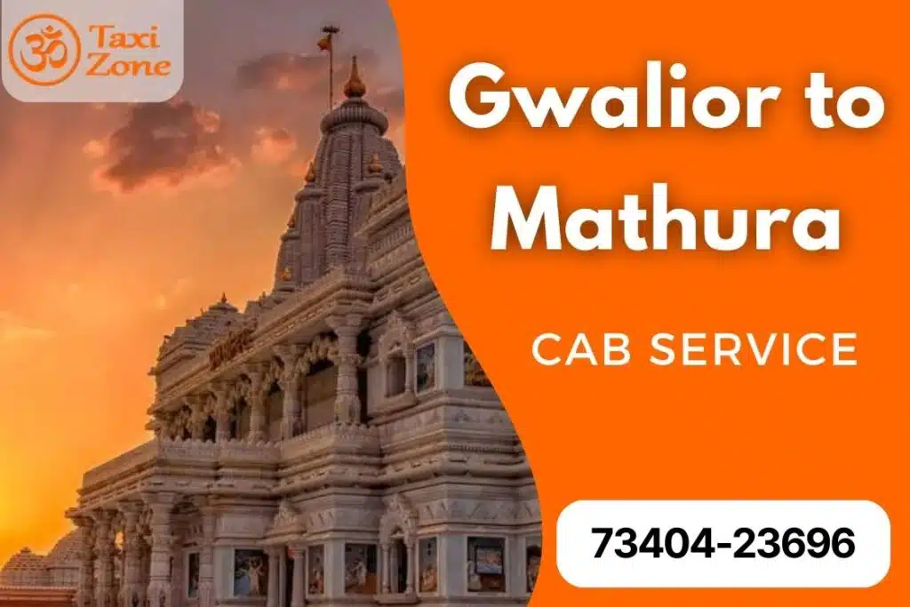 gwalior to mathura taxi