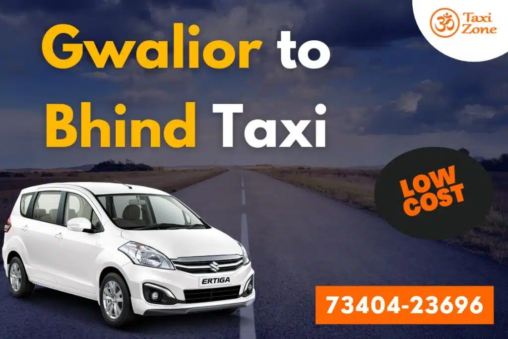 gwalior to bhind taxi